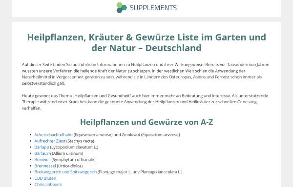 Vorschau von www.heilpflanzen-wissen.de, Heilpflanzen-Wissen