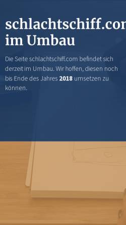 Vorschau der mobilen Webseite www.schlachtschiff.com, Schlachtschiff Bismarck