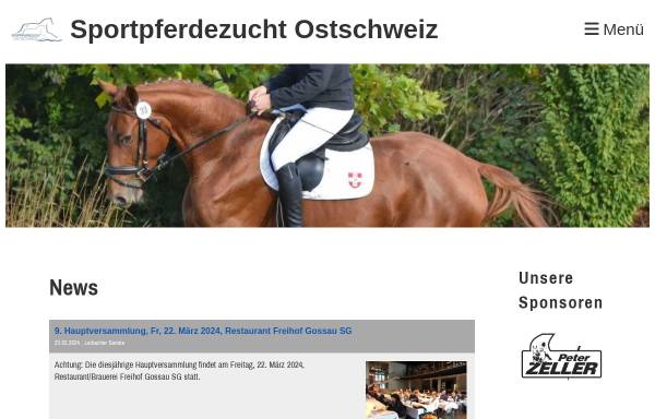 Vorschau von www.sportpferdezucht.ch, Pferdezucht Bodensee