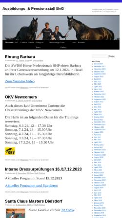 Vorschau der mobilen Webseite www.stallbvg.ch, Stall BvG