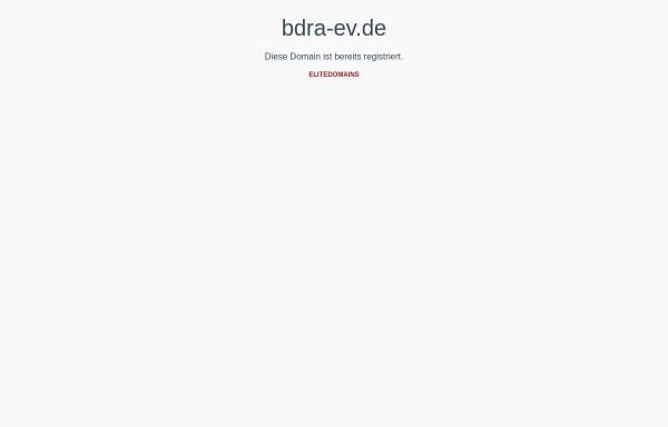 Vorschau von www.bdra-ev.de, Bundesverband der Ratinganalysten und -advisor e.V. (BdRA)