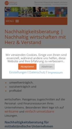 Vorschau der mobilen Webseite www.vohrmann-consulting.de, Elke Vohrmann