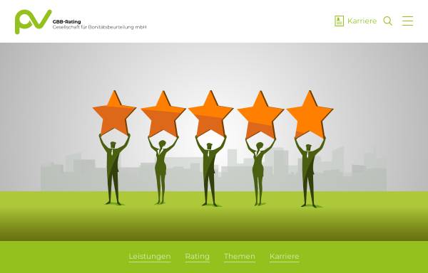 Vorschau von www.gbb-rating.eu, GBB-Rating Gesellschaft für Bonitätsbeurteilung mbH