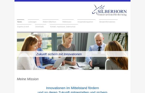 Vorschau von www.silberhorn-hof.de, Silberhorn Management Consulting - Robert Silberhorn e.K.