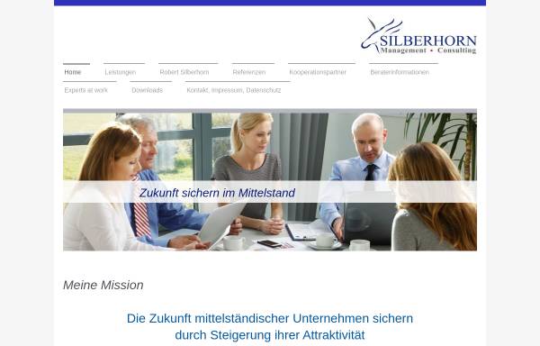 Vorschau von www.silberhorn-hof.de, Silberhorn Management Consulting - Robert Silberhorn e.K.