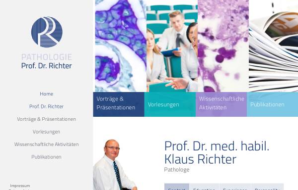 Vorschau von www.pathologie-hannover-richter.de, Institut für Pathologie Prof. Dr. Klaus Richter, Hannover
