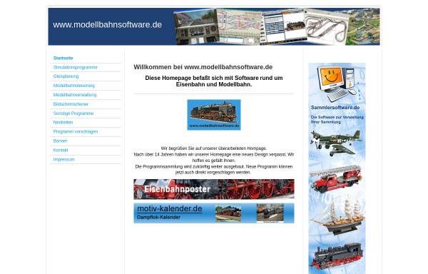 Vorschau von www.modellbahnsoftware.de, Modellbahnsoftware.de