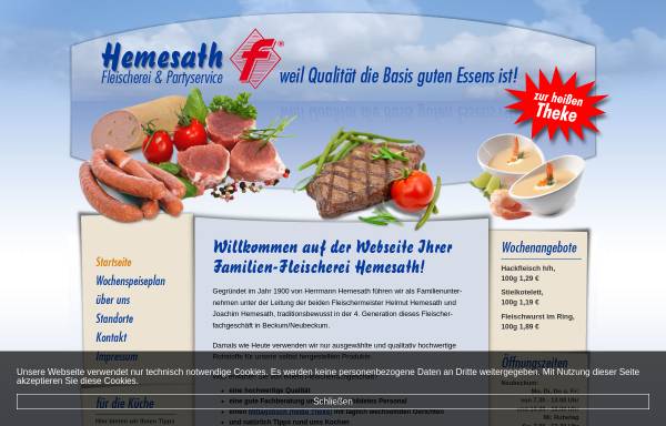 Fleischerei / Partyservice Hemesath