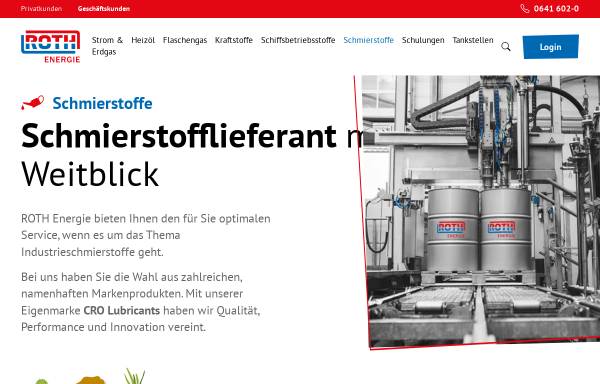 Vorschau von www.roth-mainz.de, Valentin Gas und Öl GmbH & Co.