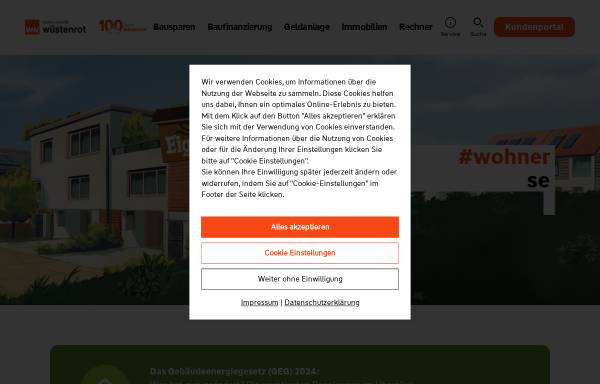 Vorschau von www.wuestenrot.de, Wüstenrot Bausparkasse AG