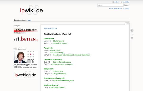 Vorschau von www.ipwiki.de, Ipwiki.de