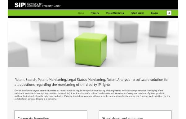 Vorschau von www.patentfamily.de, Patentrecherche - kostenlos