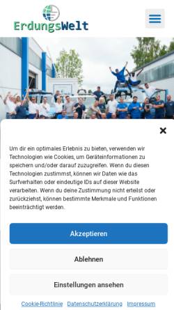 Vorschau der mobilen Webseite www.mauermann-blitzschutz.de, Fritz Mauermann Blitzableiter- und Elektrobau GmbH & Co. KG