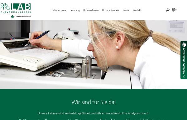Vorschau von www.aromalab.de, AromaLab AG