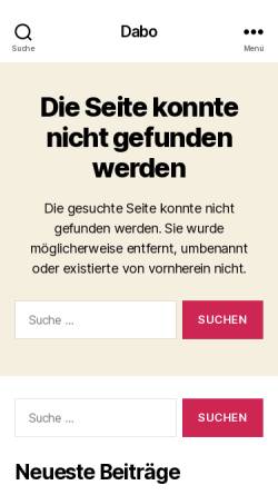 Vorschau der mobilen Webseite www.dabo.de, Eigene Geschichten von Michael Vogel
