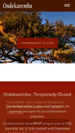 Vorschau der mobilen Webseite www.ondekaremba.com, Ondekaremba
