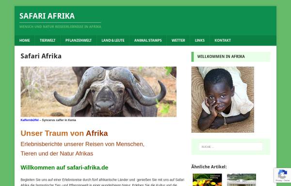 Vorschau von www.safari-afrika.de, Safari Afrika