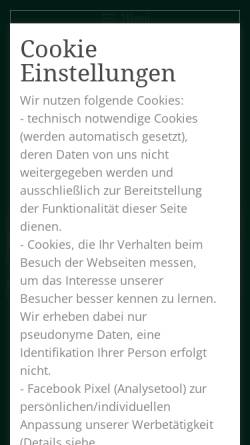 Vorschau der mobilen Webseite brauerei-schoenram.de, Brauerei Schönram