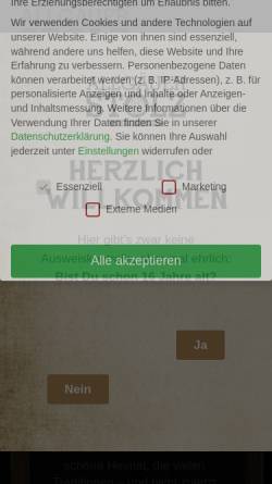 Vorschau der mobilen Webseite www.brauerei-stolz.de, Brauerei Stolz GmbH & Co.KG