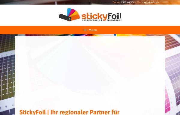 Vorschau von www.stickyfoil.de, Sticky Foil , Ghazi Michael Ayed