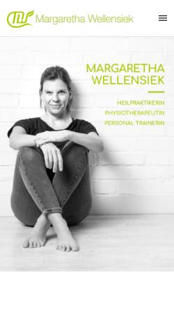 Vorschau der mobilen Webseite www.mwellensiek.de, Margaretha Wellensiek