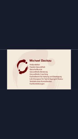 Vorschau der mobilen Webseite www.dackau.de, Michael Dackau