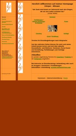 Vorschau der mobilen Webseite www.koerperwissen.de, Myriam Merkord