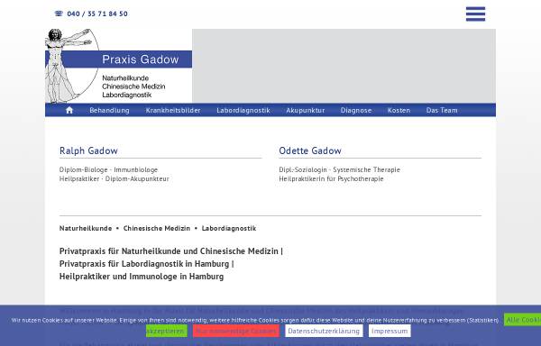 Vorschau von www.heilpraktikerpraxis-hamburg.de, Praxis Ralph Gadow