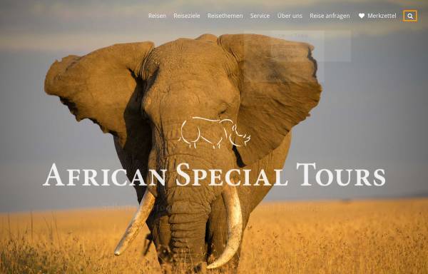 Vorschau von www.ast-reisen.de, AST African Special Tours GmbH