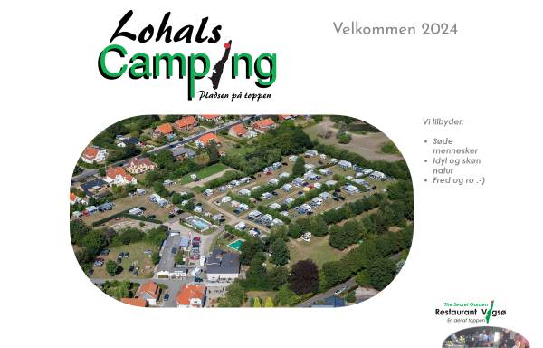 Vorschau von www.lohalscamping.dk, Lohals Camping