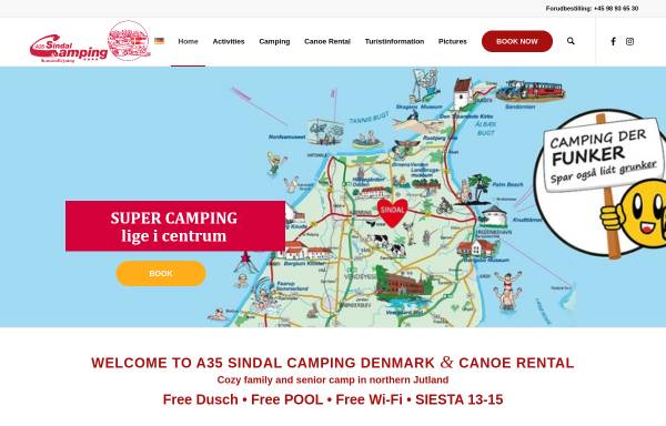 Vorschau von www.sindal-camping.dk, Sindal Camping