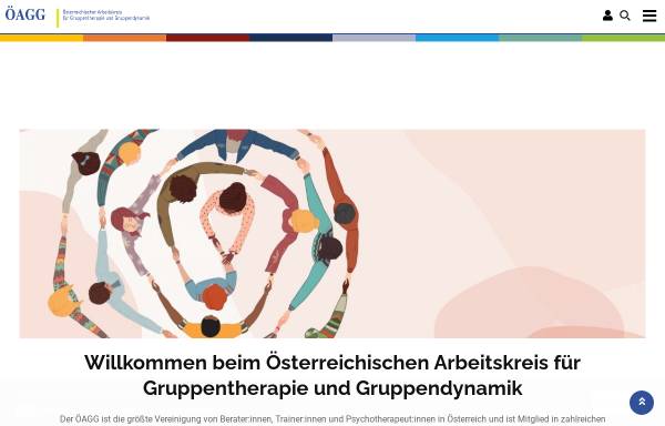 Vorschau von www.oeagg.at, Österreichischer Arbeitskreis für Gruppentherapie und Gruppendynamik