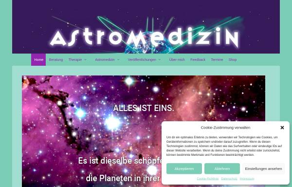 Vorschau von astromedizin.info, Heide Trautmann - Astromedizin