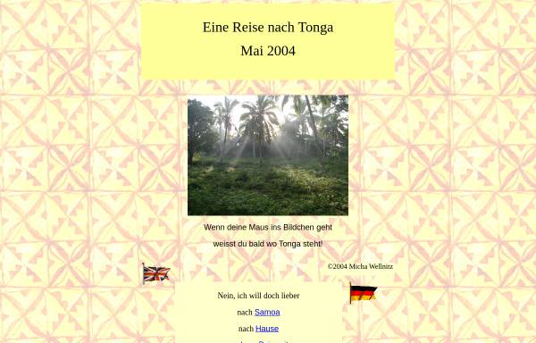 Eine Reise nach Tonga - 2004