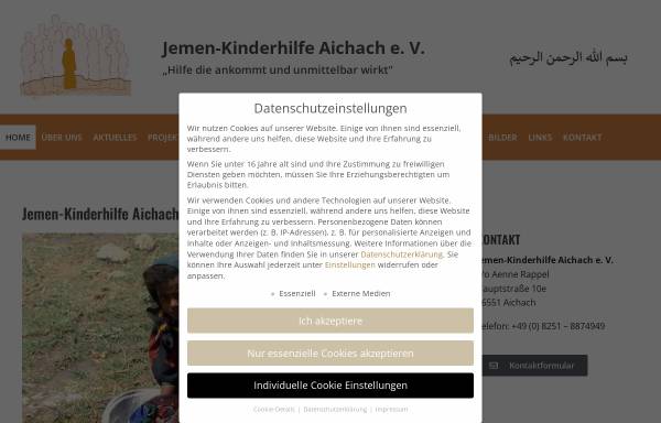 Vorschau von www.jemen-kinderhilfe.de, Jemen-Kinderhilfe Aichach e.V.