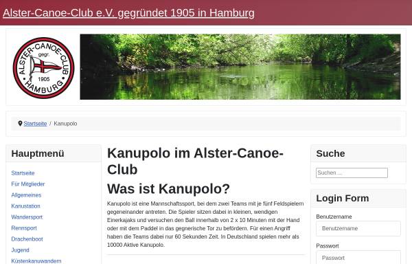Kanupolo in Hamburg