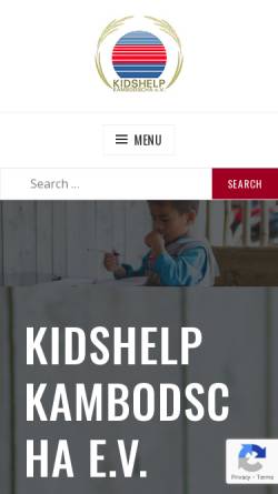 Vorschau der mobilen Webseite www.kidshelp-kambodscha.org, Kidshelp Kambodscha e.V.