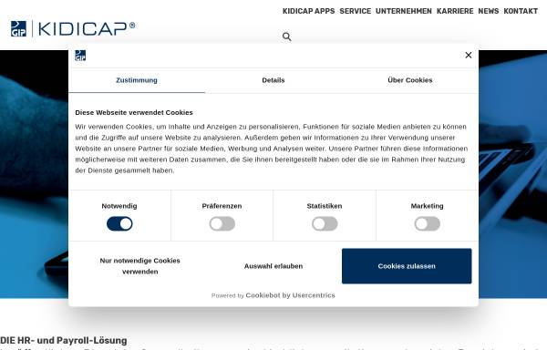 Vorschau von www.gipmbh.de, Gesellschaft für innovative Personalwirtschaftssysteme (GIP)