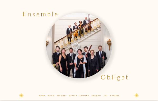 Vorschau von www.ensemble-obligat.de, Ensemble Obligat