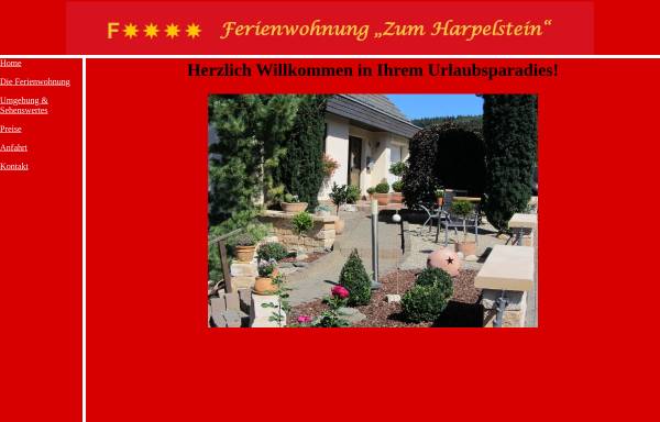 Vorschau von www.ferienwohnung-zum-harpelstein.de, Ferienwohnung Zum Harpelstein