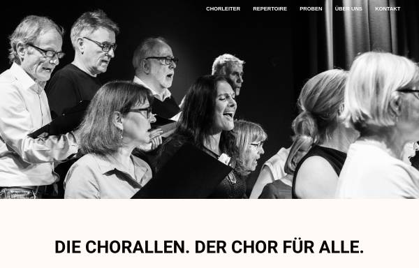 Vorschau von chorallen.de, Laienchor Chorallen