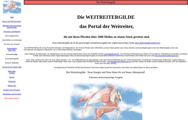 Vorschau von www.weitreitergilde.de, Die Weitreitergilde