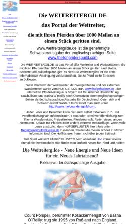 Vorschau der mobilen Webseite www.weitreitergilde.de, Die Weitreitergilde