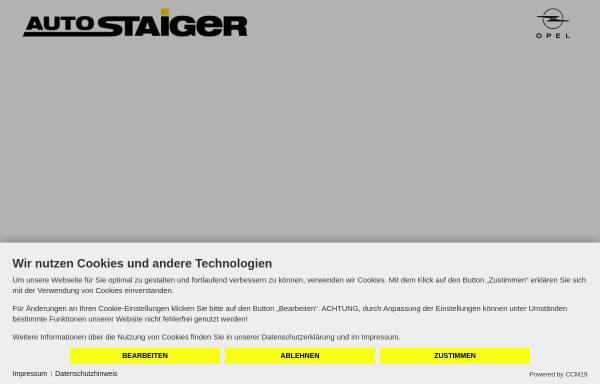 Vorschau von www.autostaiger.de, Auto-Staiger GmbH