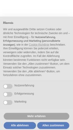 Vorschau der mobilen Webseite www.schwabengarage.de, Schwabengarage AG