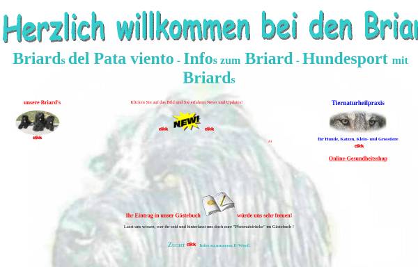 Vorschau von www.briard-pataviento.ch, Del Pata Viento