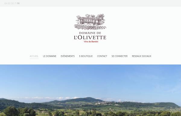 Vorschau von www.domaine-olivette.com, Domaine de L'Olivette