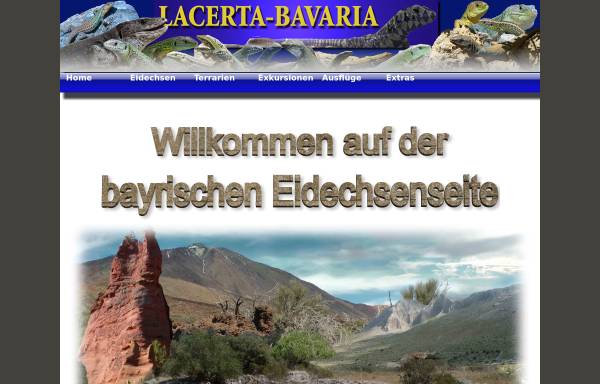 Vorschau von www.lacerta-bavaria.de, Lacerta-bavaria.de