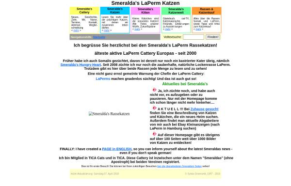 Vorschau von www.smeraldas.de, Smeralda's Somali und LaPerm