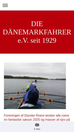 Vorschau der mobilen Webseite www.daenemarkfahrer.de, Die Dänemarkfahrer e.V.